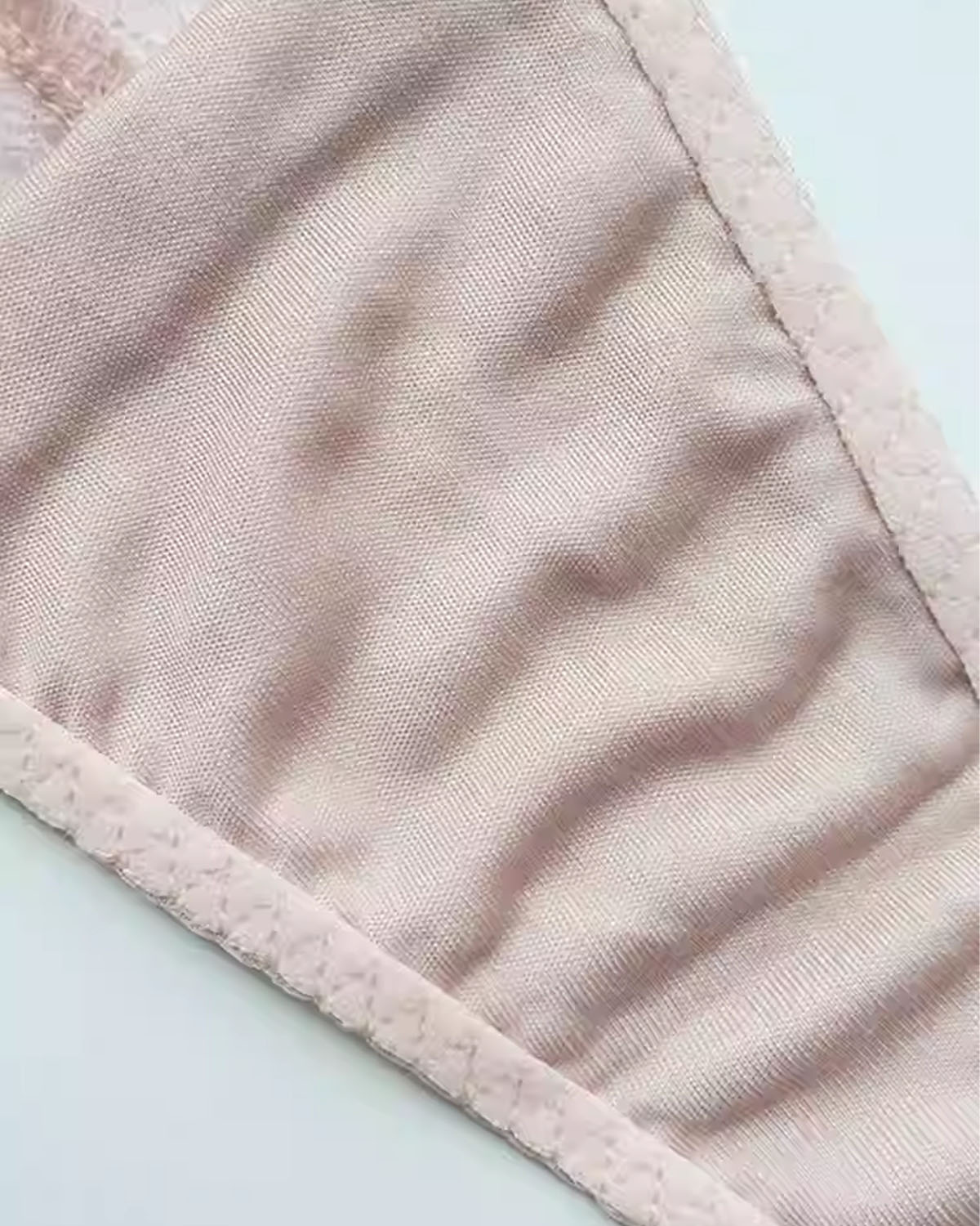 FEELITS Women’s 100% Mulberry Silk Thong – Low - Rise Seamless T - Back Panties with Sheer Lace, Sexy Yoga Underwear - FEELITS