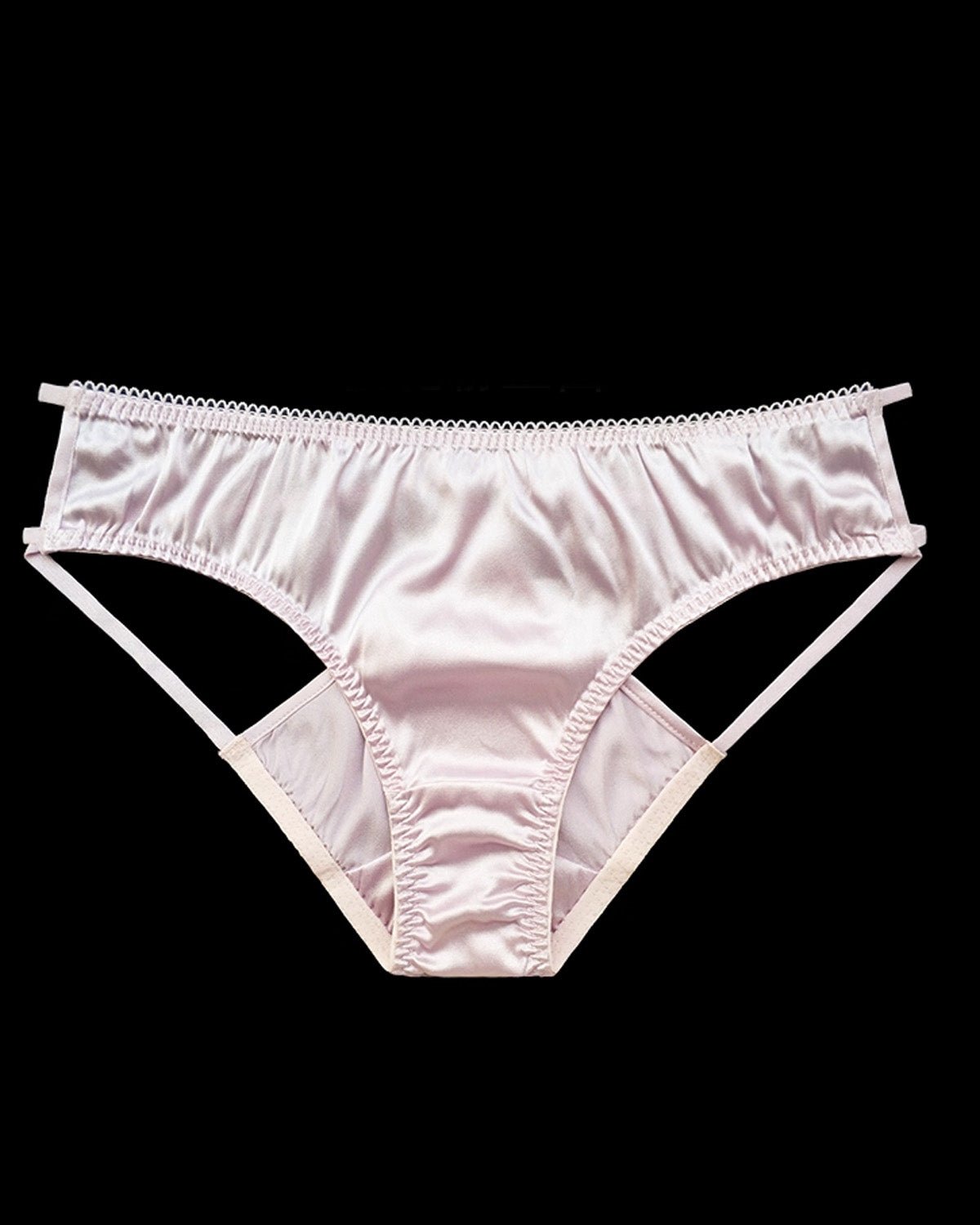 FEELITS Women’s Mulberry Silk Bikini Panties – Sheer Hollow - Out Sexy Underwear - FEELITS