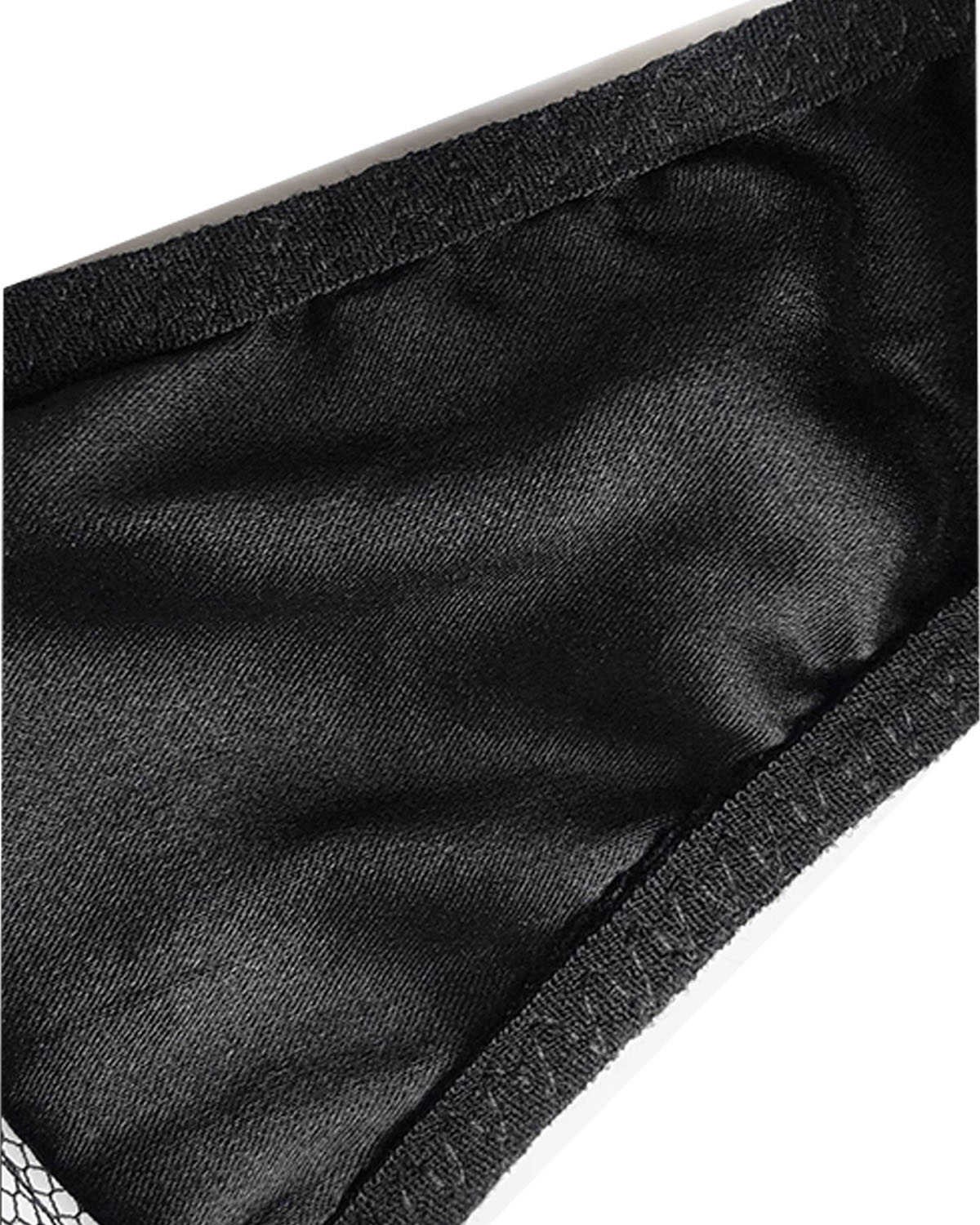 FEELITS Women’s Mulberry Silk Thong Panties, Sheer Hollow - Out Sexy Underwear - FEELITS