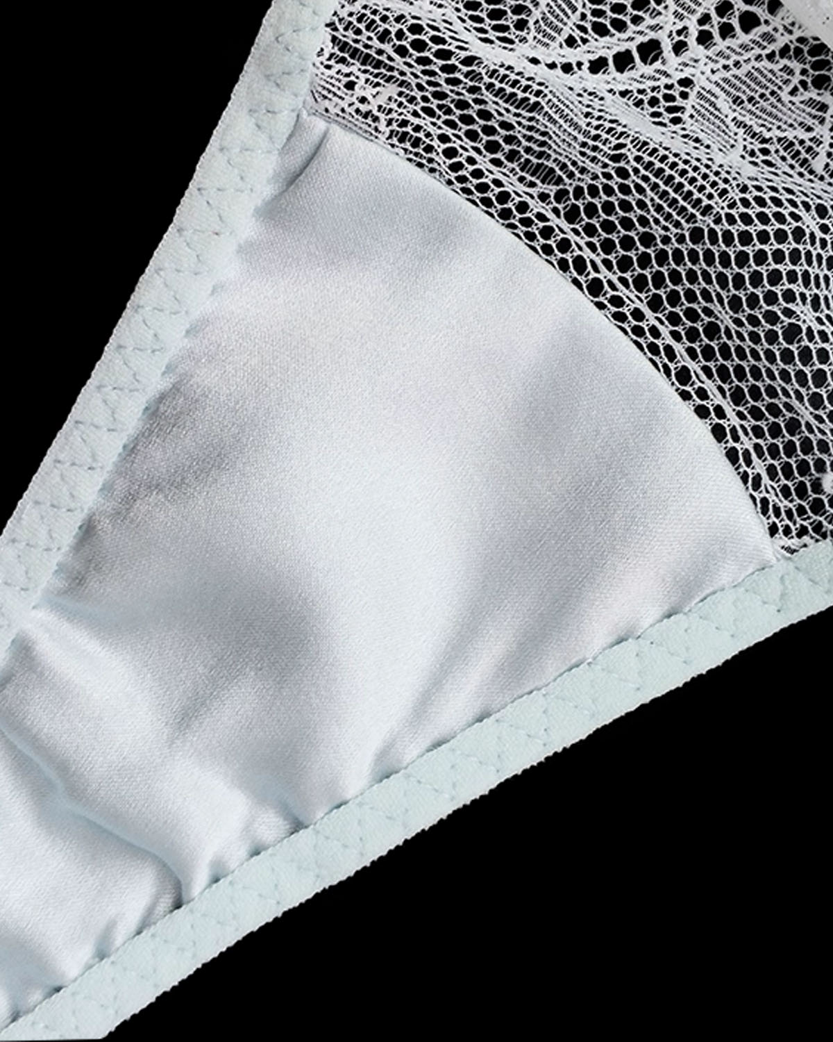 FEELITS Women’s Mulberry Silk Thong Panties, Sheer Hollow - Out Sexy Underwear - FEELITS