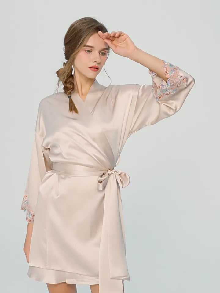 FEELITS PA02 Mulberry Silk Bridal Collection – Cami Set, Slip Dress & Robe