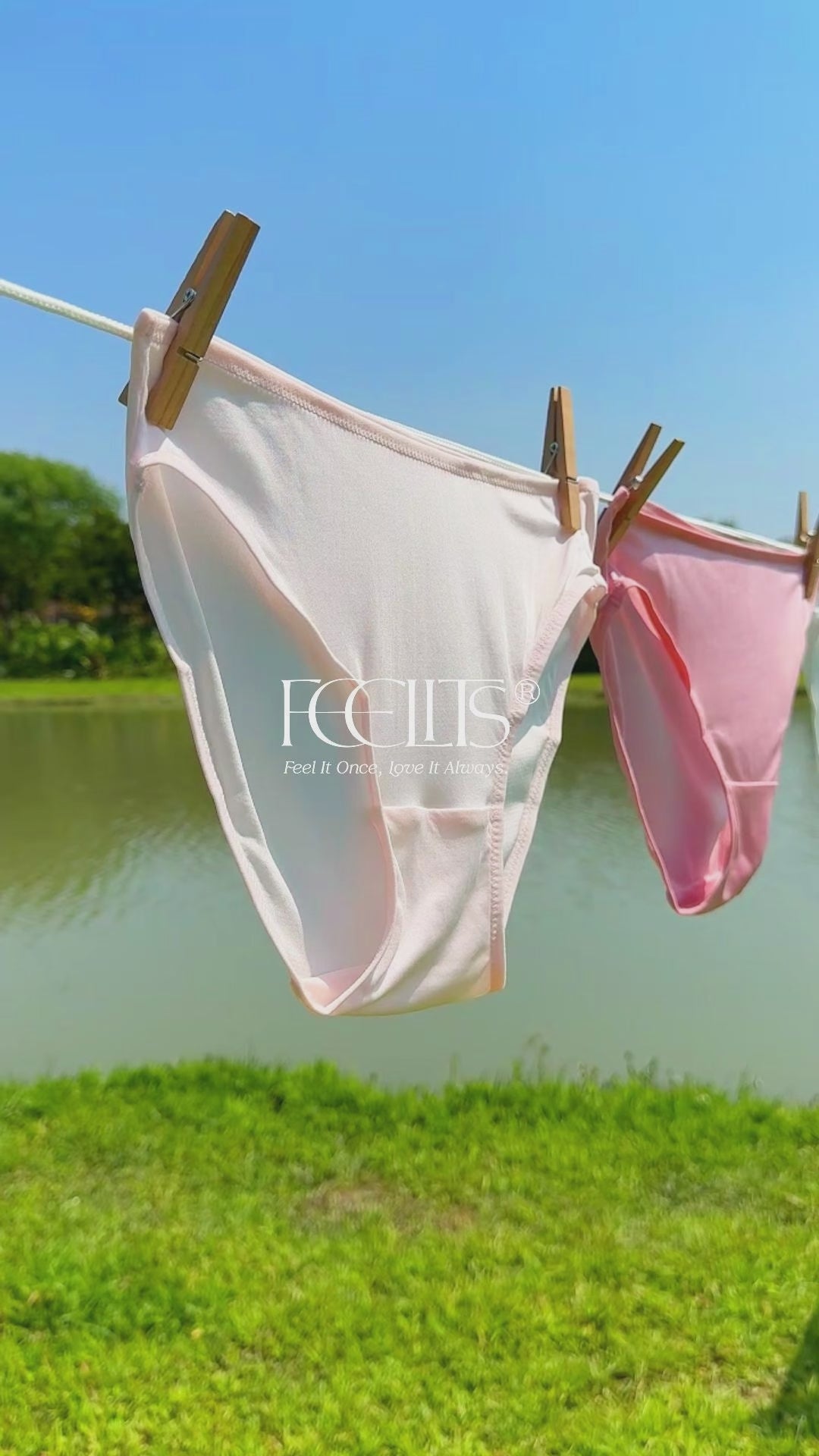 FEELITS KN16 Silk Classic Bikini Panties – 6A Mulberry Silk, Breathable & Ultra-Soft - FEELITS