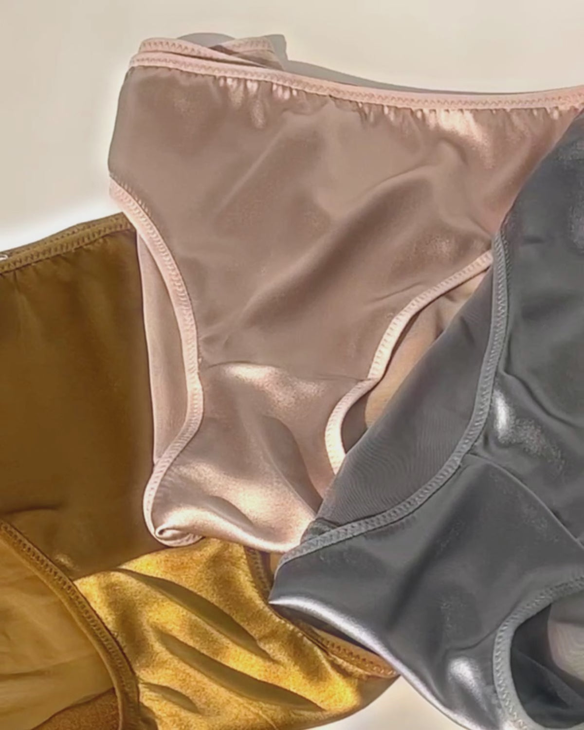 Feelits ultra breathable silk panties in hipster cut – all colors shown