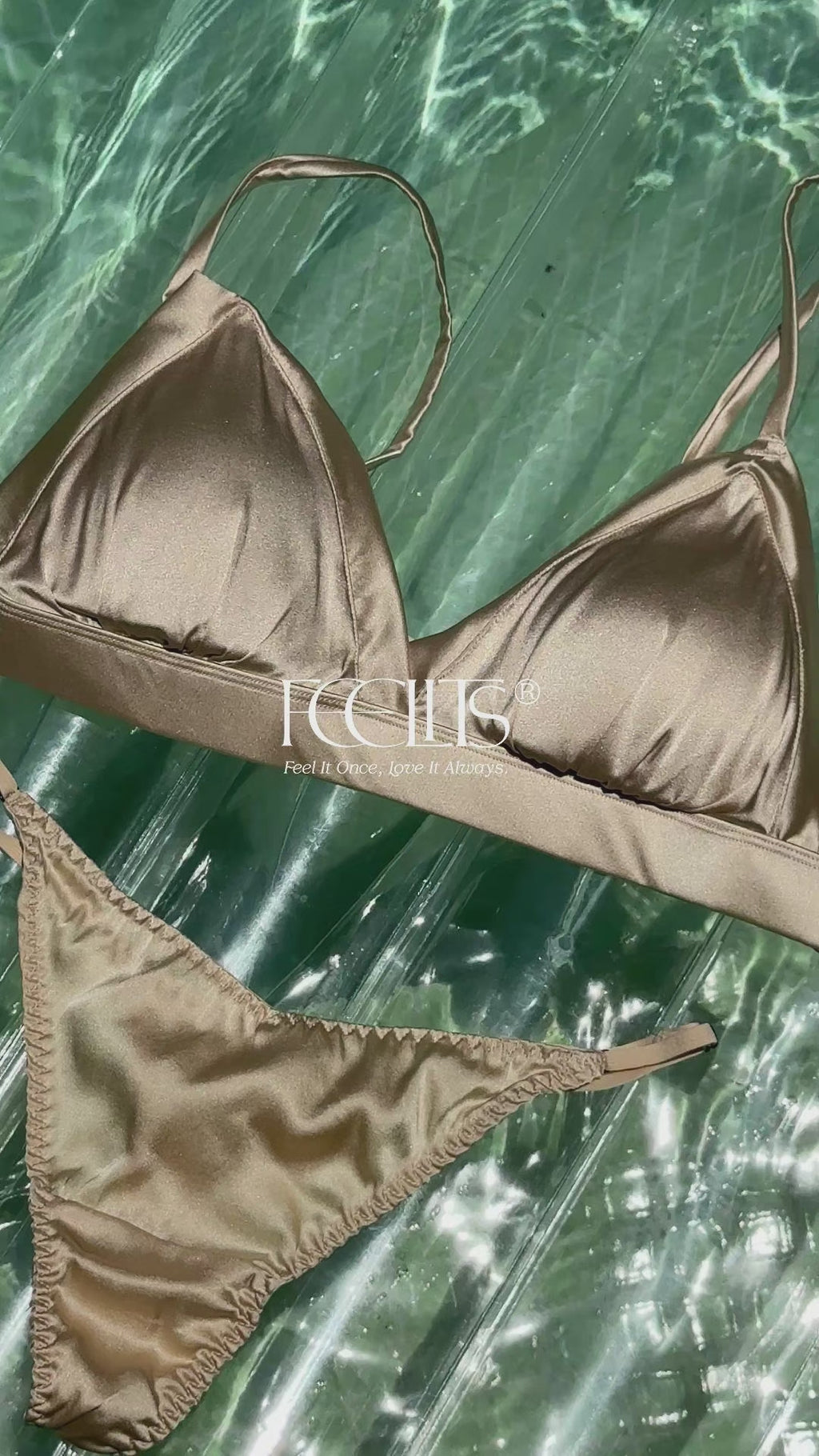 FEELITS BRA04 Silk Wireless Triangle Bralette – 6A Mulberry Silk, Breathable & Ultra-Soft - FEELITS