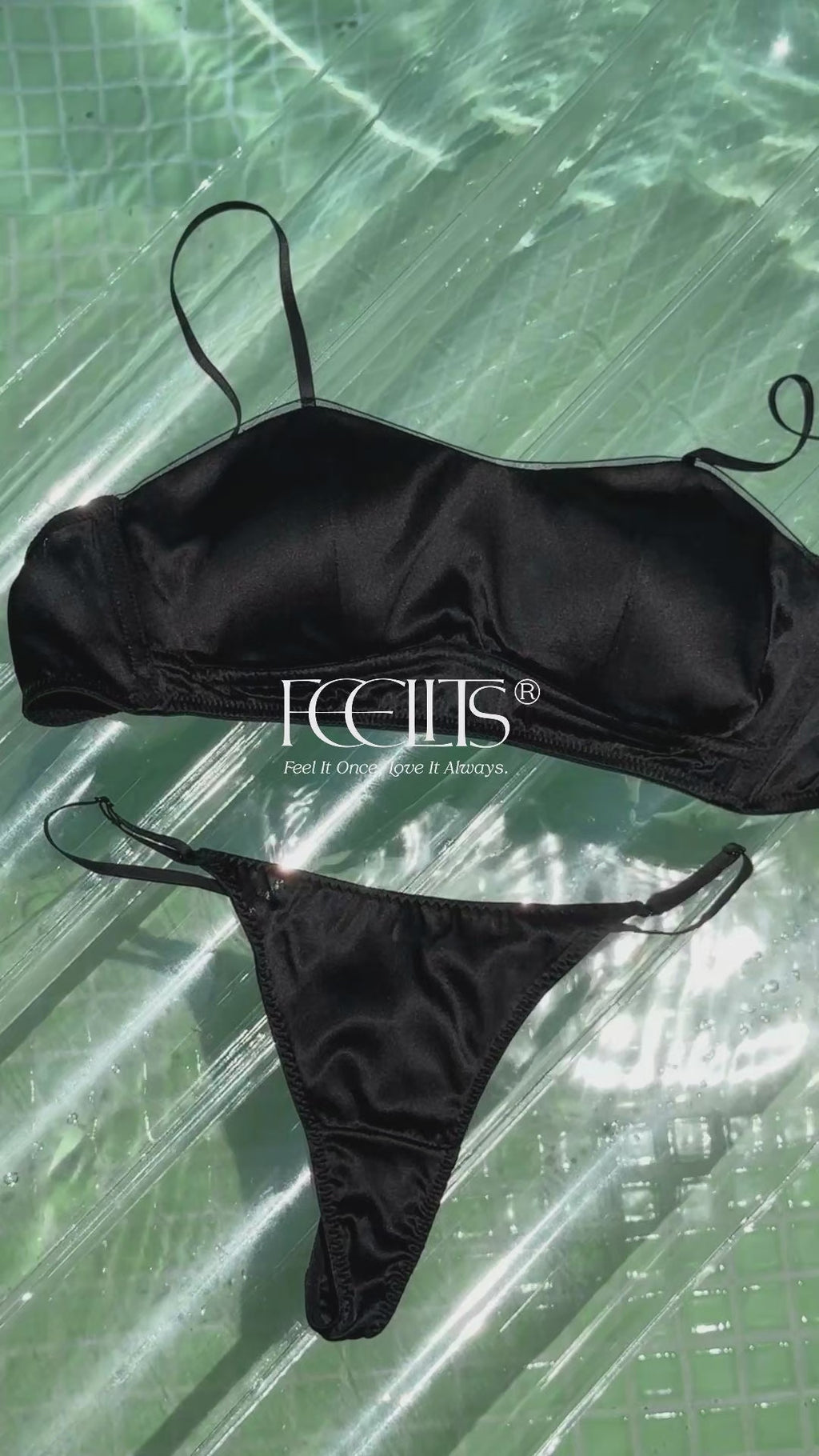 FEELITS BRA12 22 Momme Silk Padded Crop Top ¨C Adjustable Strap Mulberry Silk Camisole - FEELITS