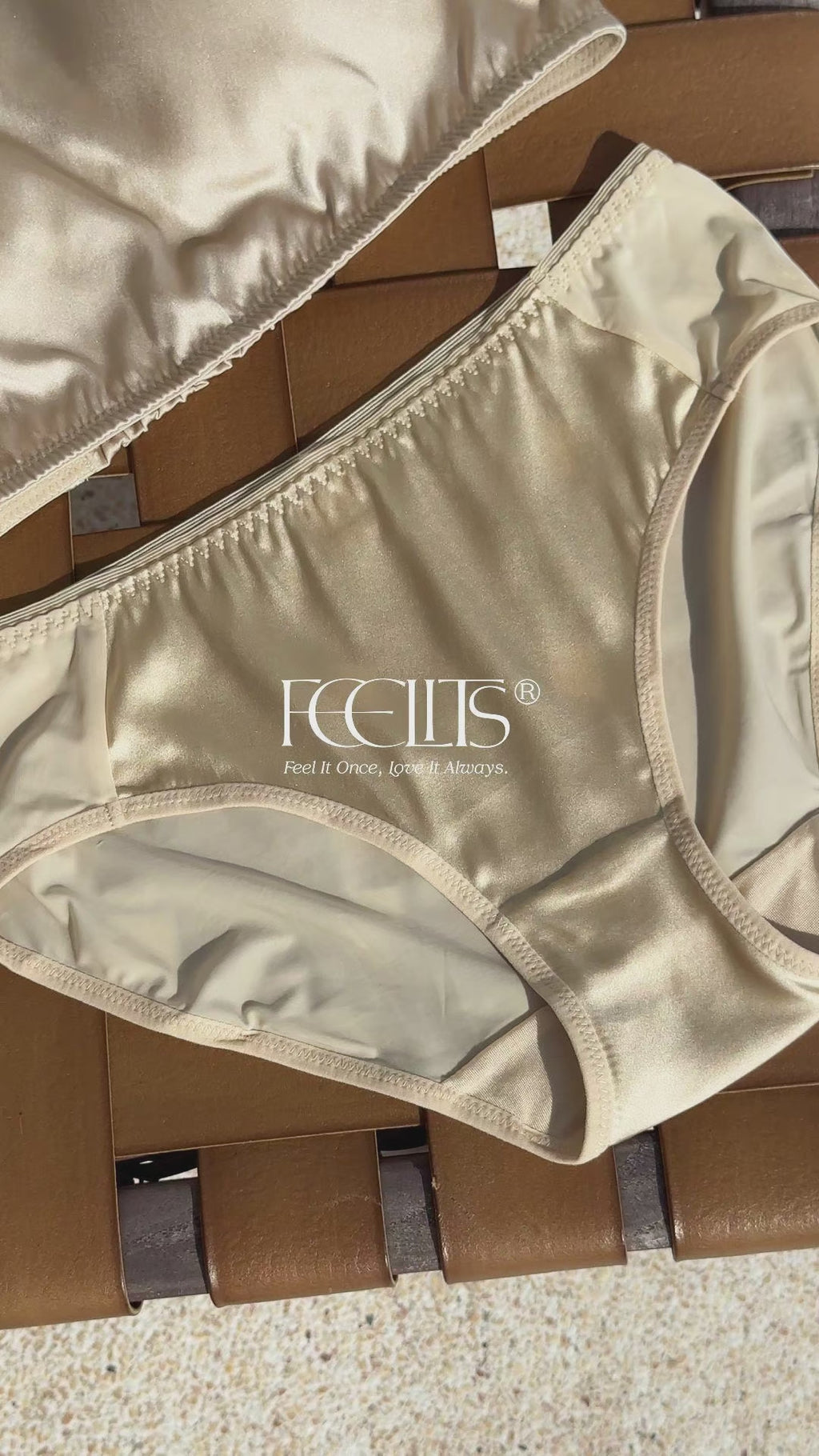 FEELITS KN21 Classic Bikini Silk Panties – 100% 6A Mulberry Silk, Satin Finish & Ultra Breathable - FEELITS